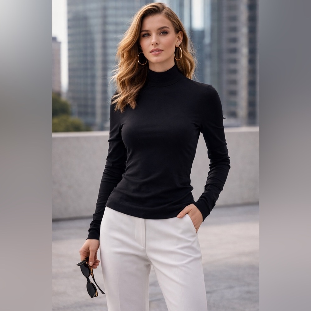 Marie Saint Pierre Long Sleeve Stretch Top – Size 0